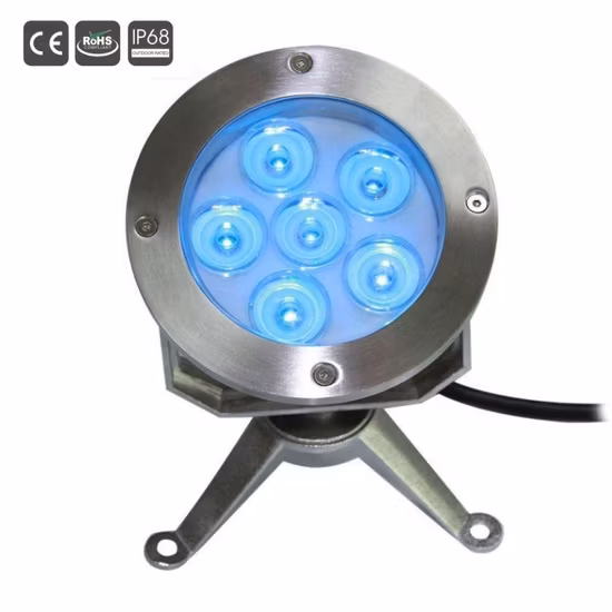 6X3W 3in1 RGB Spotbeleuchtung Unterwasserlicht LED