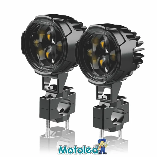 Motoled 6500K Hohe Sichtbarkeit 12000lm IP67 2,75 Zoll Motorrad Auto Auto LED Nebel Externes Hilfs-Fernlicht Abblendlicht Tagfahrlicht Arbeitsscheinwerfer